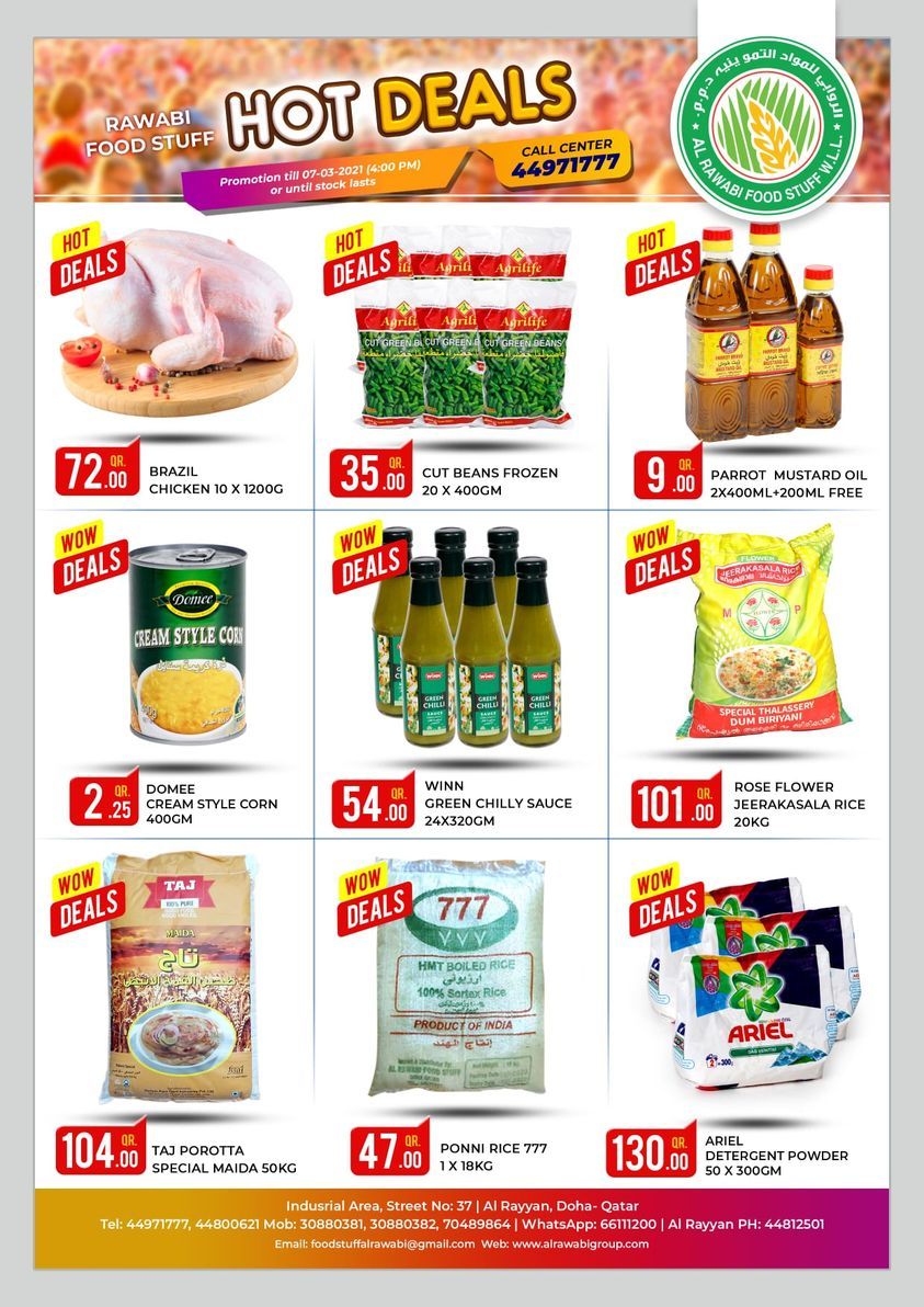 Al Rawabi Food Stuff Qatar offers 2021 - 15075 | Super Market | Twffer.com